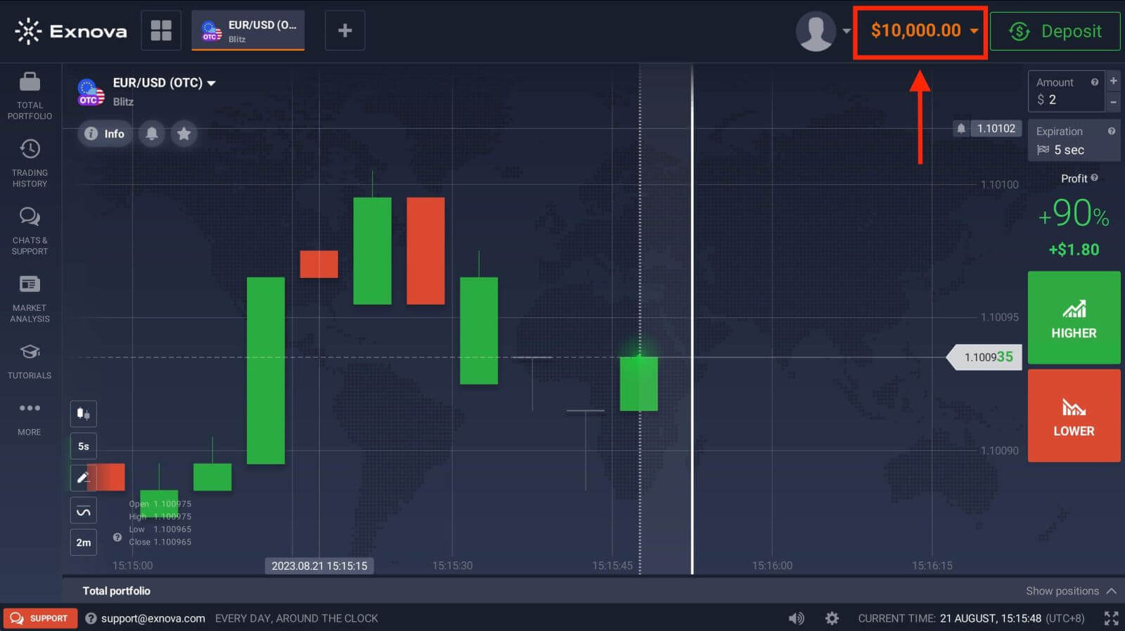 Baixe e instale o aplicativo Exnova no laptop/PC (Windows, macOS)
