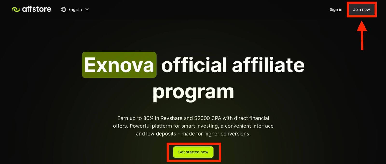 Как присоединиться к партнерской программе Exnova и стать партнером